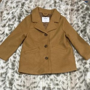 Camel Toddler Peacoat Girls